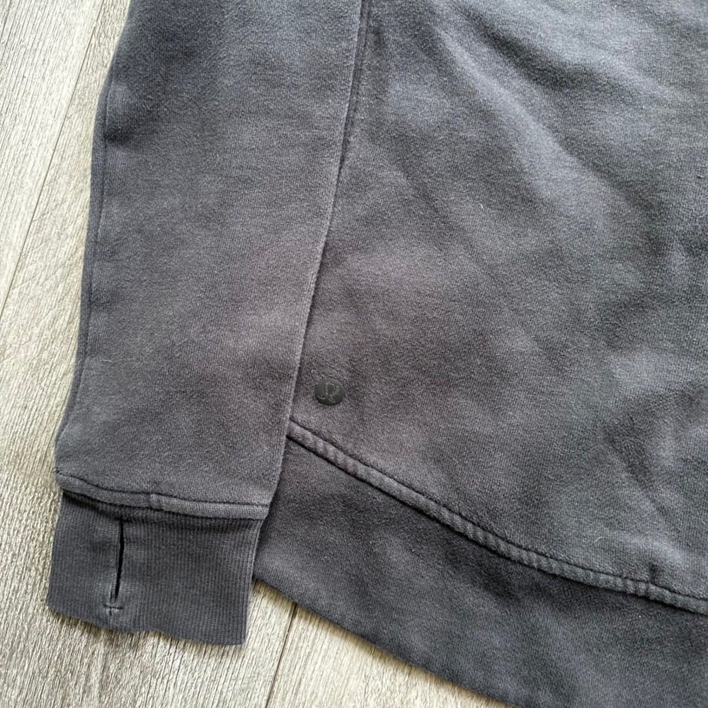 Lululemon Black Cowl neck full Zip-Up Hoodie Size 4 womens - Picture 4 of 8